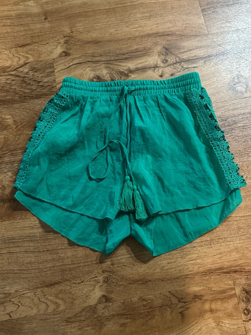 Elan Resort Collection Green Drawstring Shorts New With Tags Size Small